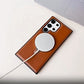 Artificial Leather Phone Case with Magnetic Folding Stand for Samsung