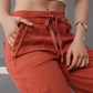 💝Linen-Blend Wide-Leg Cargo Pant