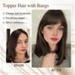 💟Holiday Sale💟2024 Natural Hair Toppers With Bangs for Women