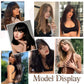 💟Holiday Sale💟2024 Natural Hair Toppers With Bangs for Women