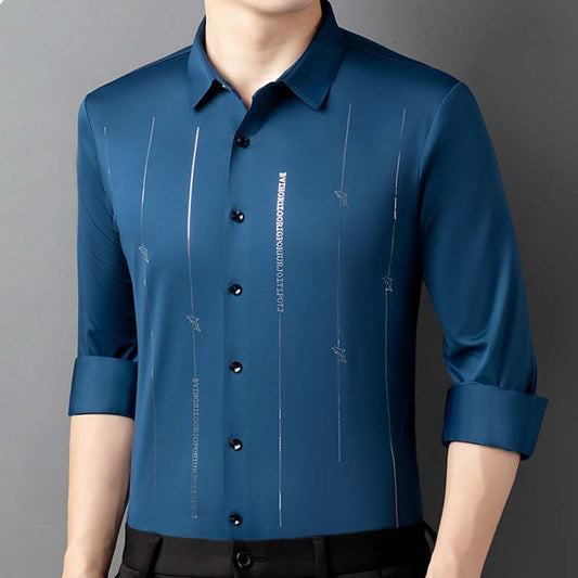 Men's Luxurious Long Sleeve Shirt