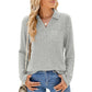 Women's Collared V-Neck Sweater - Buy 2 Free Shipping