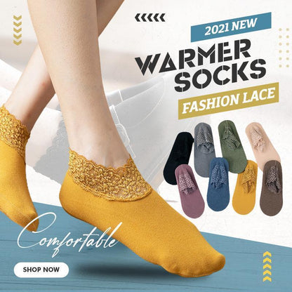 🔥Holiday Sale🎁New Fashion Lace Warmer Socks