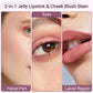 💕Buy 1 get 1 Free🔥2-in-1 Jelly Lipstick & Cheek Blush Stain