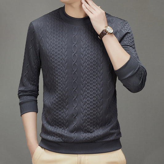 Men's Jacquard Pullover Sweatshirt