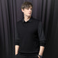 ❄️Winter New🔥Men's Lapel Faux Two-Piece Knitted Shirt