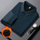 ❄️Winter New🔥Men's Lapel Faux Two-Piece Knitted Shirt