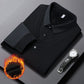 ❄️Winter New🔥Men's Lapel Faux Two-Piece Knitted Shirt