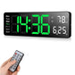 🎁50% OFF💥Large Digital Clock with Temperature, Date, Auto DST, Night Light, Auto Brightness Dimmer