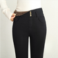 ❄️Winter New Arrival⚡Women's Thickened Warm High Waist Stretch Black Tight Trousers
