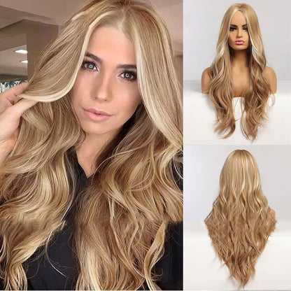 💘Hot Sale 50% Off!💇Gorgeous Fluffy Long Curly Wig – Natural, Comfortable & Adjustable!
