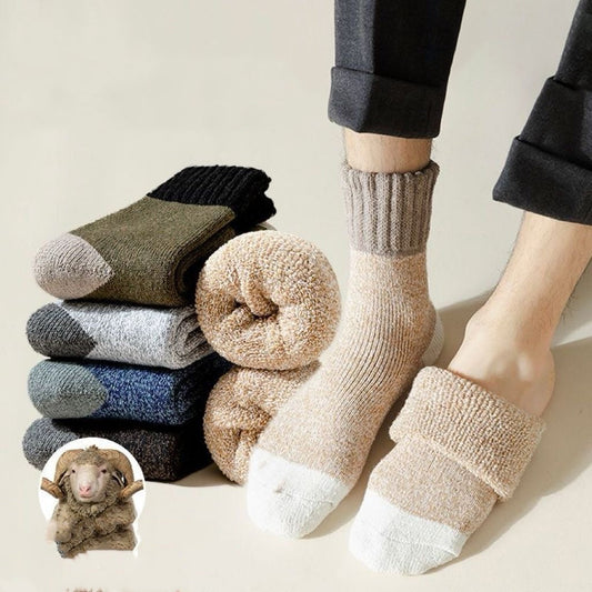 Unisex Winter Thermal Warm Thick Synthetic Wool Socks