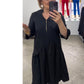 🍂Fall Specials🍂Women's Black V-Neck Dress