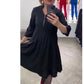 🍂Fall Specials🍂Women's Black V-Neck Dress