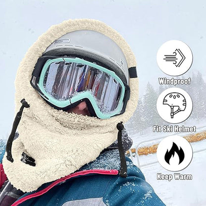 🔥Winter New🔥Unisex Warm Ski Hooded Scarf