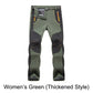 Windproof Waterproof Warm Elastic Waist Hiking Pants