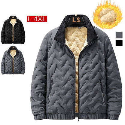 ❄️Winter-Specials🔥Men's Quilted Winter Jacket with Fleece Lining