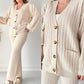 🎊Holiday Sale🎊Women's Casual Solid Color Knit 2-Piece Set
