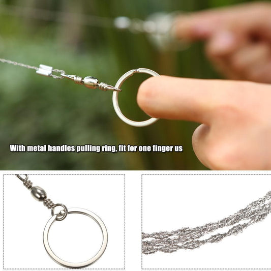 💫Buy 1 Get 2 Free💫 Survival Gear Stainless Steel Wire Saw – Durable & Portable