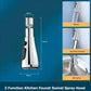 💧360° Rotating High-Pressure Faucet + Adapter – Flexible, Powerful, and Water-Saving!