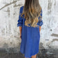 🔥Spring New👗Women's Casual Denim Lapel Dress