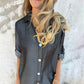 🔥Spring New👗Women's Casual Denim Lapel Dress