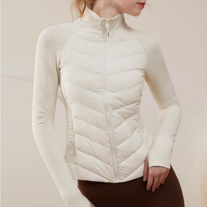 ✨New Arrival✨Women's Lightweight Sports Down Jacket with Thumb Holes