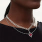 Heart & Sword Couples Necklace