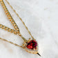 Heart & Sword Couples Necklace