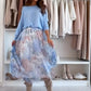 🌷Spring Limited Sale 50% OFF🌷Blue Set Bow Back Top & Tulle Skirt