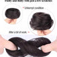 Elastic Straight Hair Bun Ring
