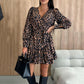 🌸Spring Specials💐Women’s Elegant Leopard Print Wrap Mini Dress
