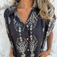 💕Spring New💕Loose-Fit Printed Short Sleeve Dress with Pockets