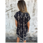 💕Spring New💕Loose-Fit Printed Short Sleeve Dress with Pockets
