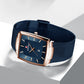 ✨Hot Sale 50% Off🔥Men’s Ultra-thin Square Mesh Belt Quartz Watch