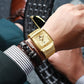 ✨Hot Sale 50% Off🔥Men’s Ultra-thin Square Mesh Belt Quartz Watch