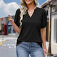 🌸Spring Specials🌸Women's Printed V-Neck Short Sleeve Top