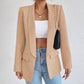 Women's Solid Color Suit Jacket