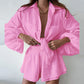 🩷2-Piece Set-Women's Summer Shirt and Shorts
