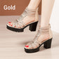 Women's Anti-Slip Peep-Toe Chunky Sandals