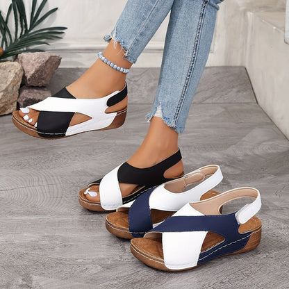 ✨Early Summer New💕Women's Ultra Comfortable Slope Heel Orthopaedic Sandals