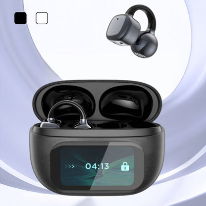🔥2025 HOT SALE🎧Ear Clip-on Smart Color Screen Intelligent Translation Headset🎧