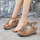 ✨2025 Summer New👡Glitter Butterfly Embellished Open Toe Sandals