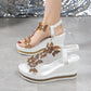 ✨2025 Summer New👡Glitter Butterfly Embellished Open Toe Sandals