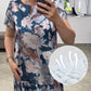 👗New Arrival✨Loose Round Neck Short Sleeve Floral Dress
