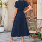 💞Spring New Arrival💞Women's Casual Summer Short-Sleeve V-Neck Long Dresses