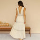 💕Spring New Arrival💕V-Neck Lace Back Maxi Dress