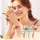🎀⌚Women's Colored Zircon Bracelet Watch
