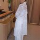 Women's Fashion Lapel Lace Long Shirt