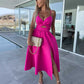 👗Summer New💕Women’s Spaghetti Straps High Slit Dress